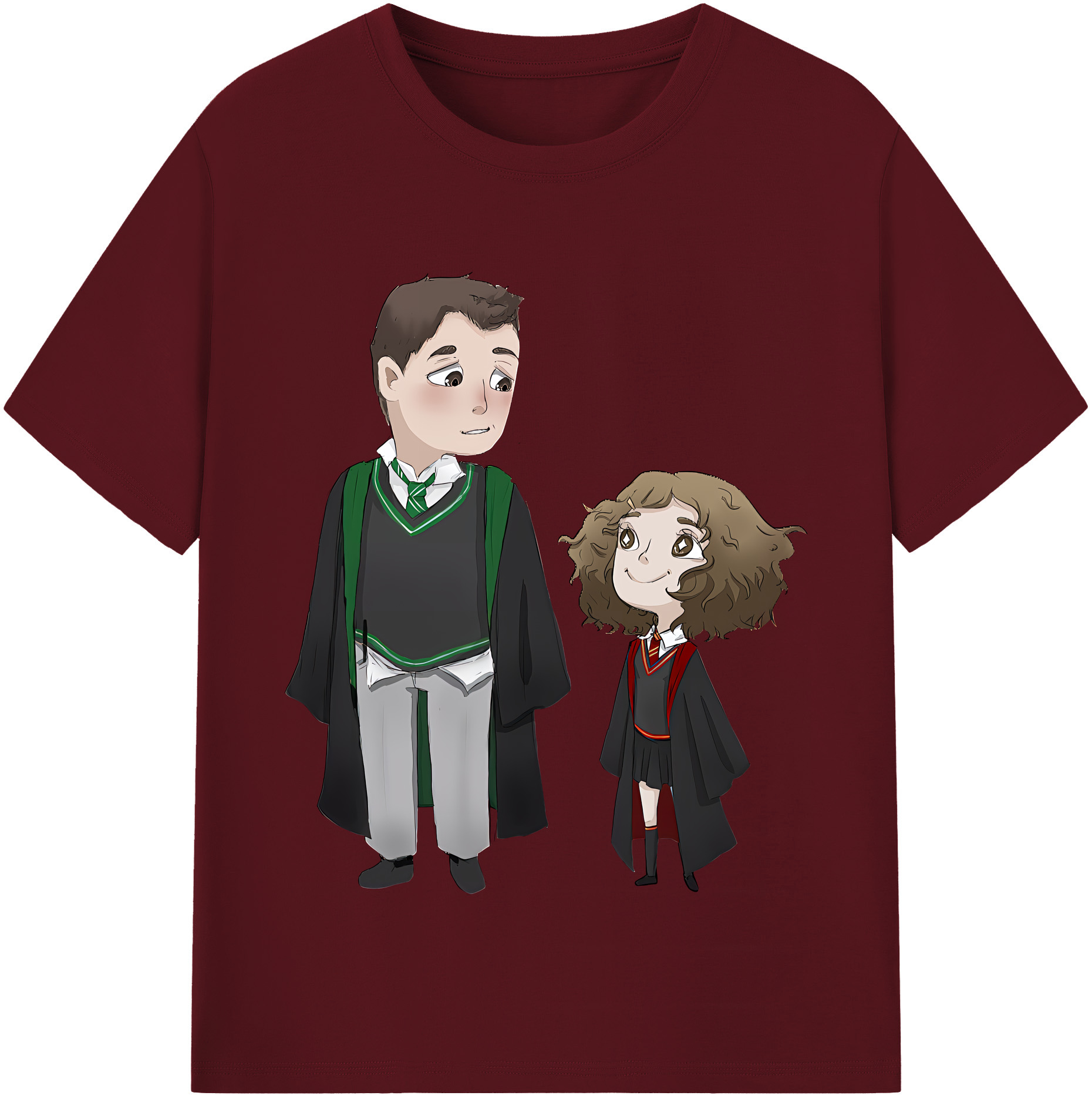 （画像用） Harry Potter ハリー・ポッターシリーズ 綿100％半袖Tシャツ（フロントプリント）